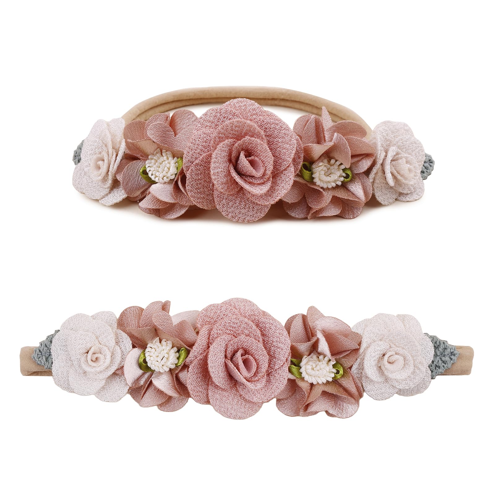 mligril flower bows add cute floral accents for photos and events.