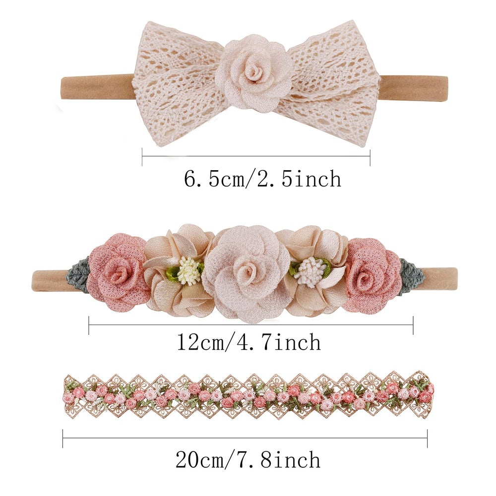 mligril gift box packaging headbands ready for gifting at baby showers or birthdays.