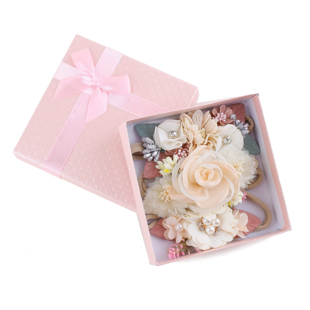 mligril girls party headbands with flower accents enhance outfits safely.