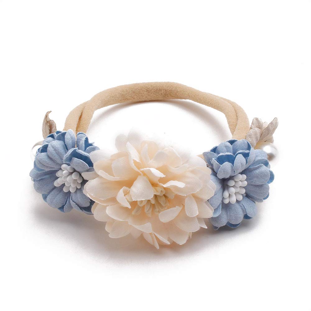 mligril elastic headband stretched to 12 inches, versatile fit.