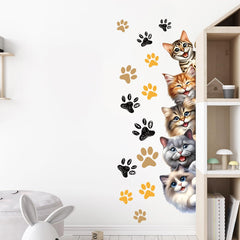 MLM cat wall decor nursery art adds whimsy to baby rooms