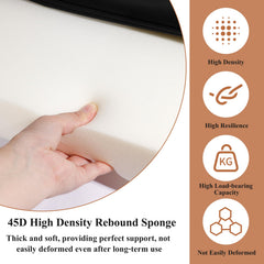 MLMTFI booster seat uses 45D sponge for comfortable, lasting support.