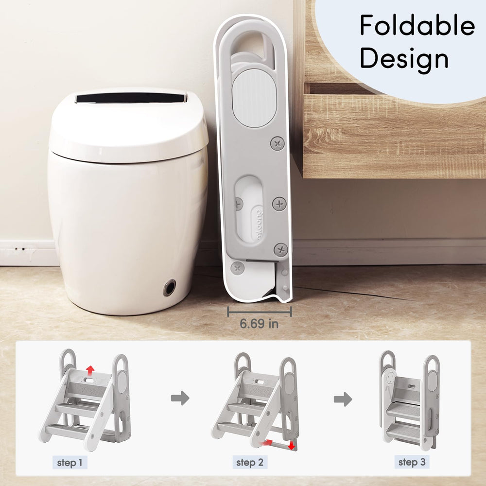 Mloong kitchen counter helper brings kids to the right height