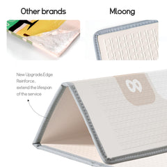 Mloong playmat is waterproof and easy to clean, ideal for spills during tummy time.