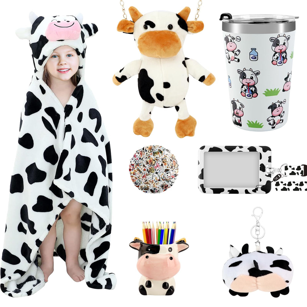 MLYEY cow tumbler 12oz keeps drinks cold for school or outdoor activities