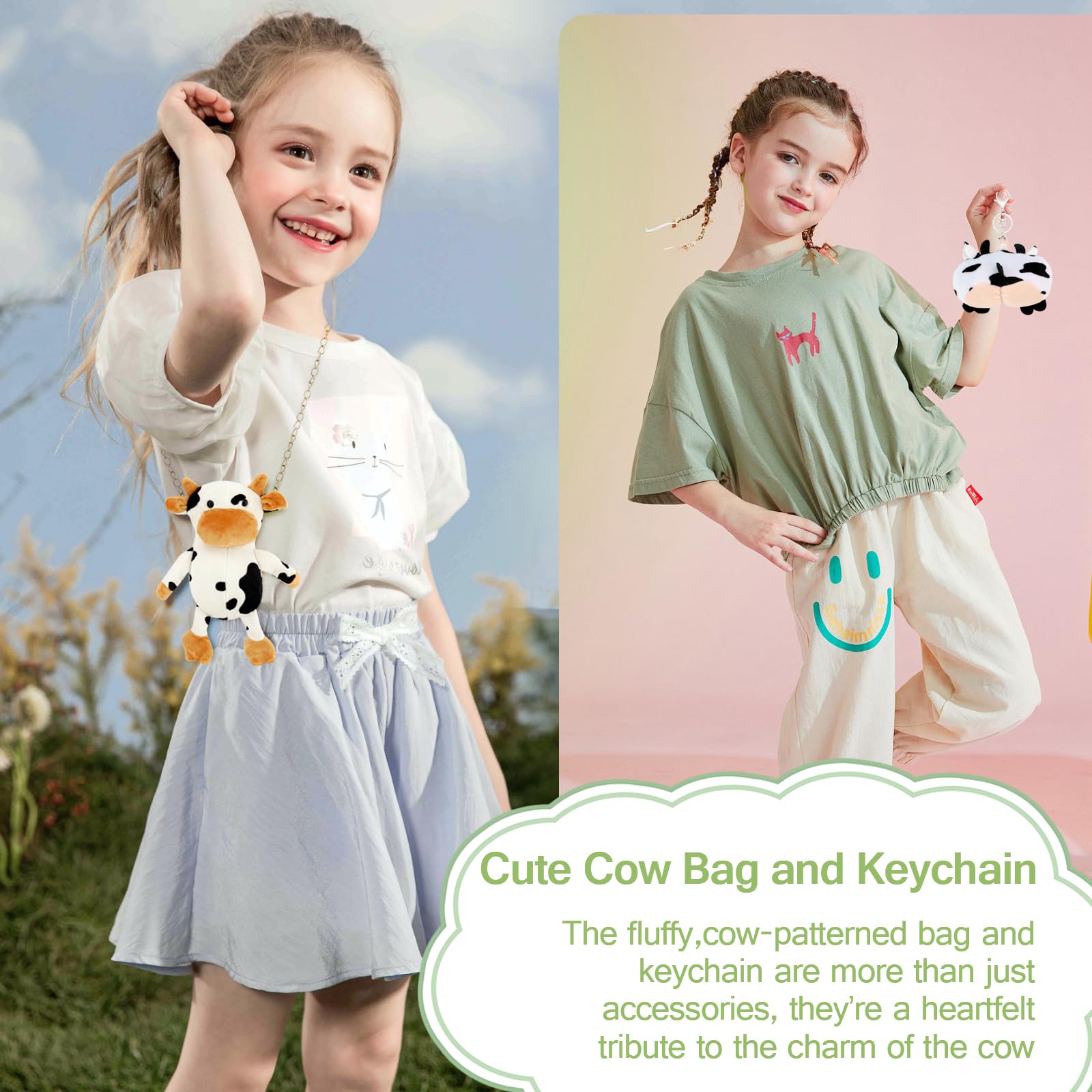 MLYEY cow stickers set for kids crafts and labeling