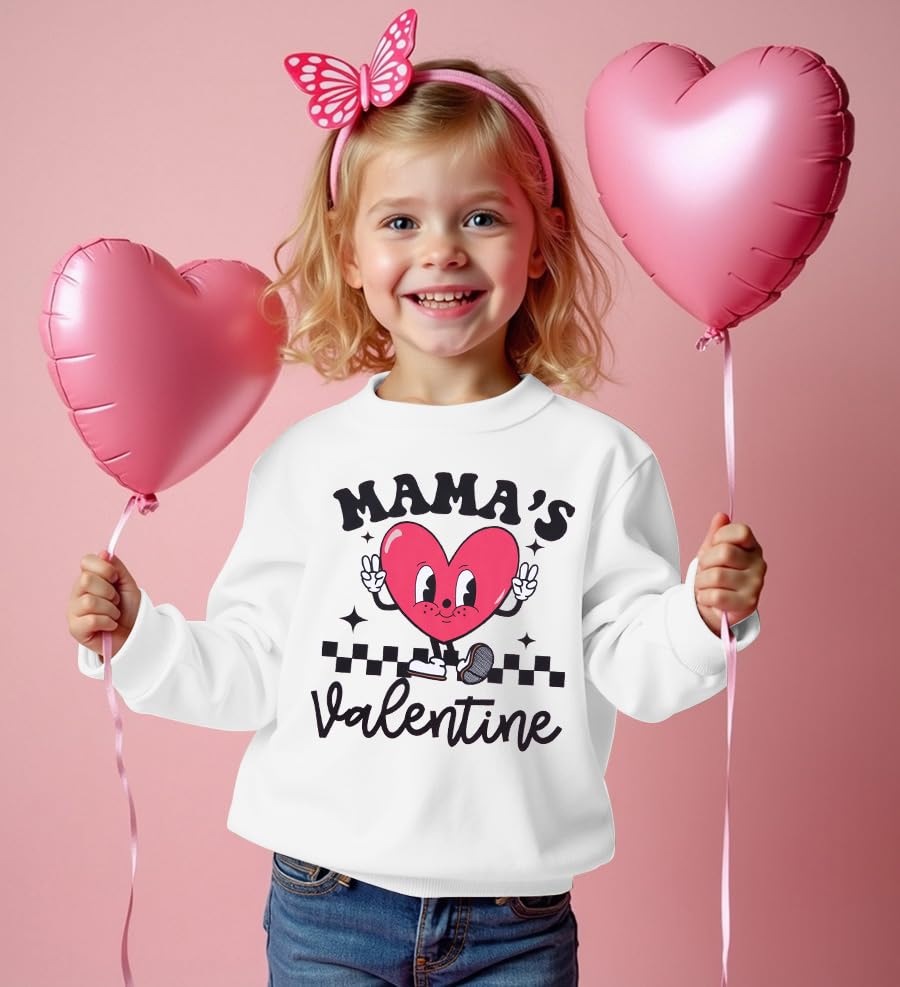 MNLYBABY valentines day matching shirt for mom and daughter, ideal gift idea