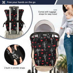 MNSRUU diaper bag made of water-repellent nylon protecting contents