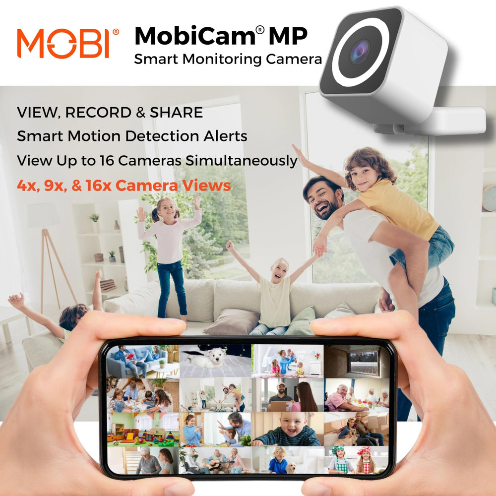 MOBI Connect motion detection helps you spot activity and stay informed.