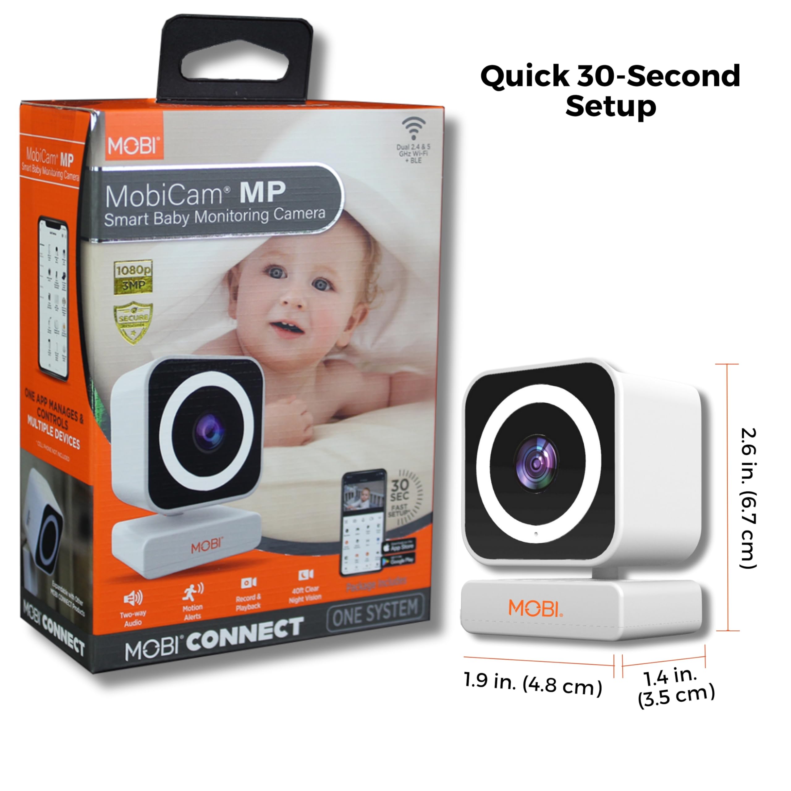 MOBI Connect features two-way audio for clear conversations from anywhere.