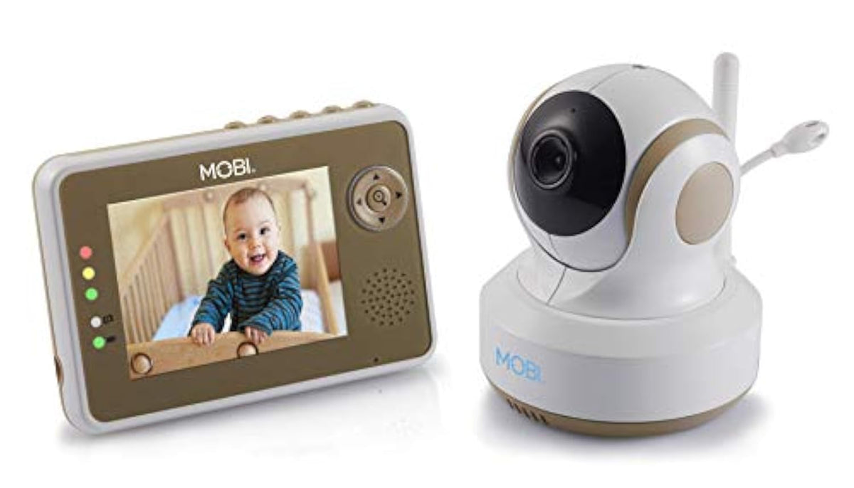 MOBI MobiCam DXR-M1 auto-tracking in action for effortless baby monitoring.