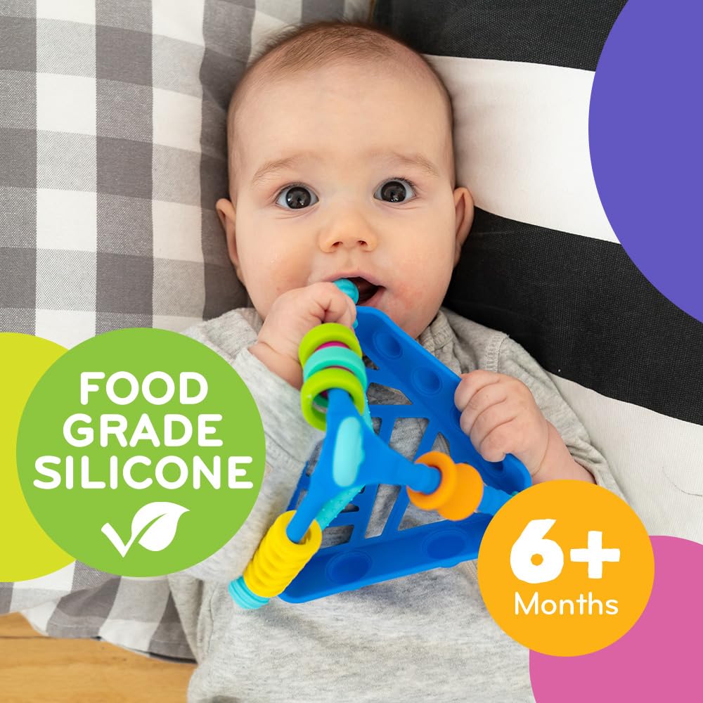 Mobi Wigloo silicone rings pop for tactile exploration and soothing teething sessions