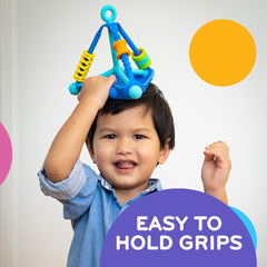 Mobi Wigloo squish and rebound action supports hands-on play and sensory engagement
