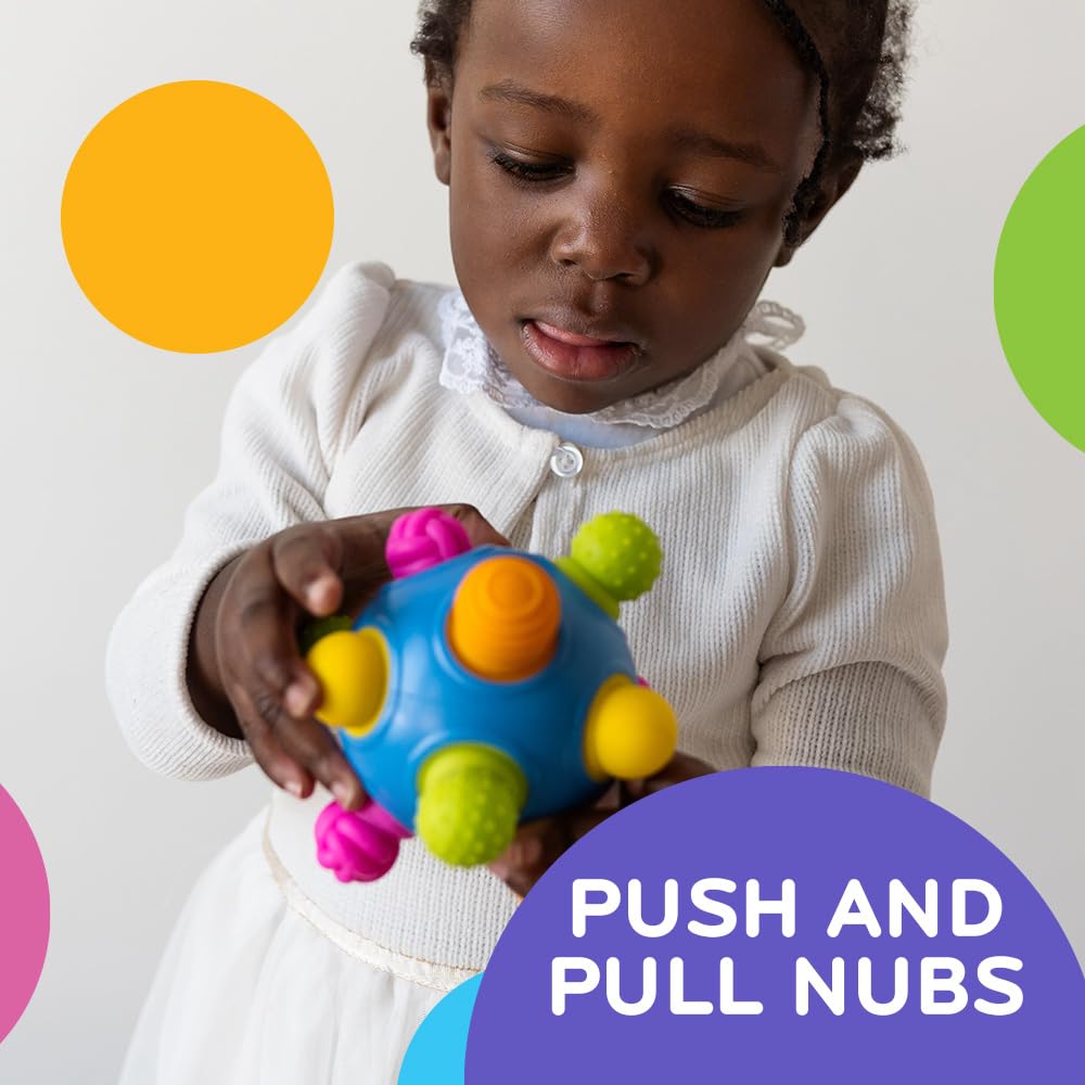 Mobi Woblii ball rolled during playtime exploration