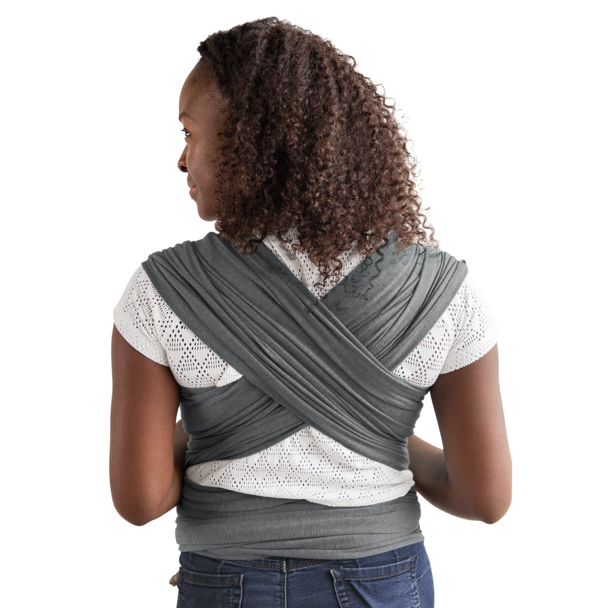 Moby Element in hip carry supports parent comfort during busy days.