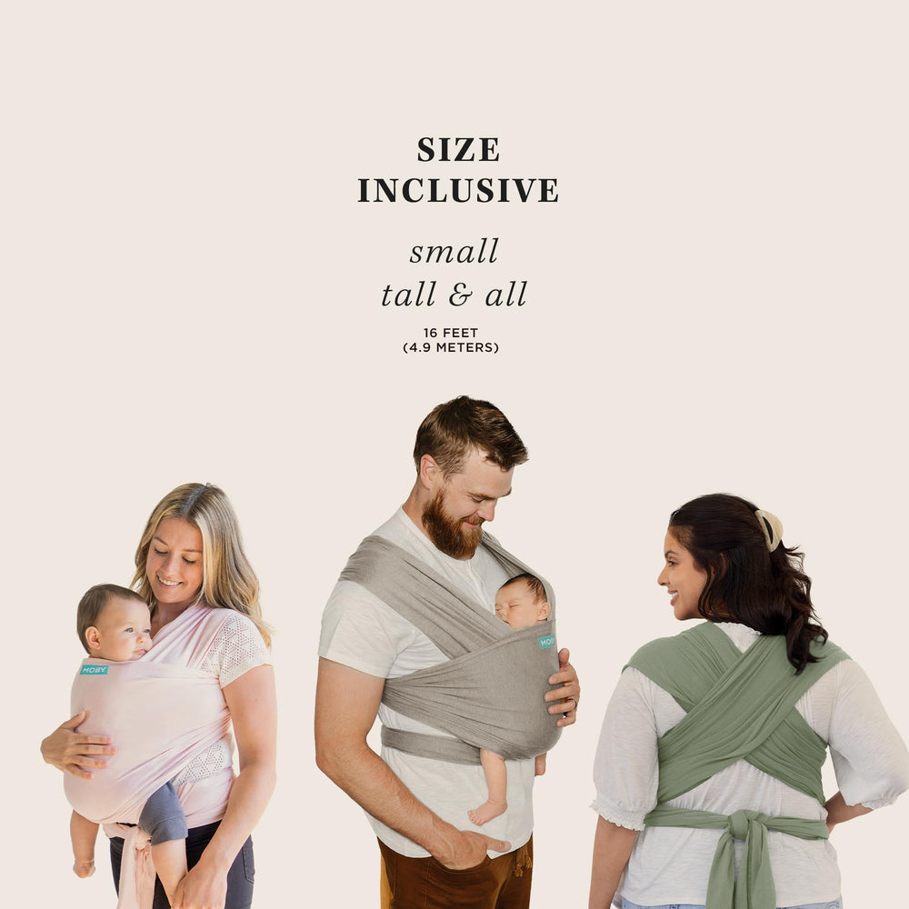 Moby Wrap Classic machine washable for easy care.