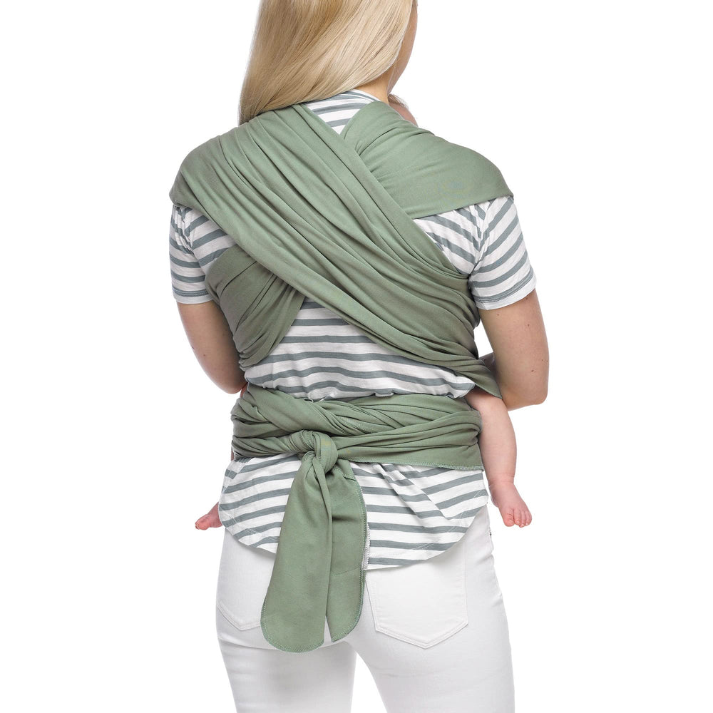 Pear color version worn by parent shows lightweight, hands-free versatility.