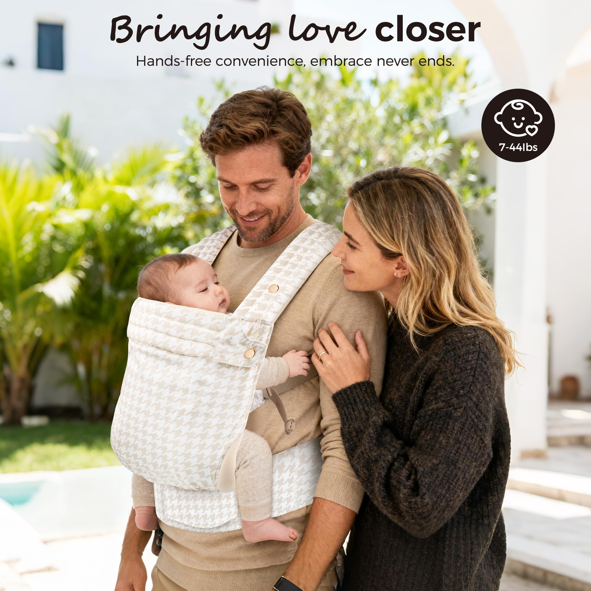 MOCKPOSE breathable cotton-linen fabric keeps skin cool in warm days.