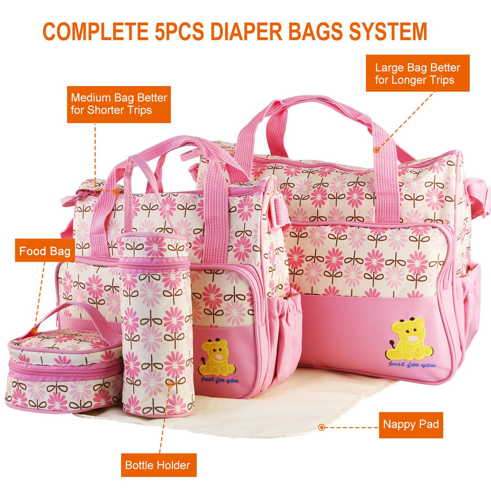 Moclever pink insulated bottle bag keeps milk warm during outings.