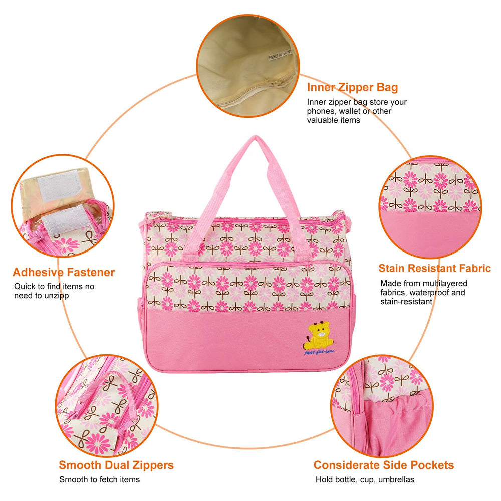 Moclever pink snack bag ideal for baby food on the go.
