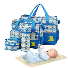 Moclever diaper bag tote main compartment keeps items neatly organized for trips.