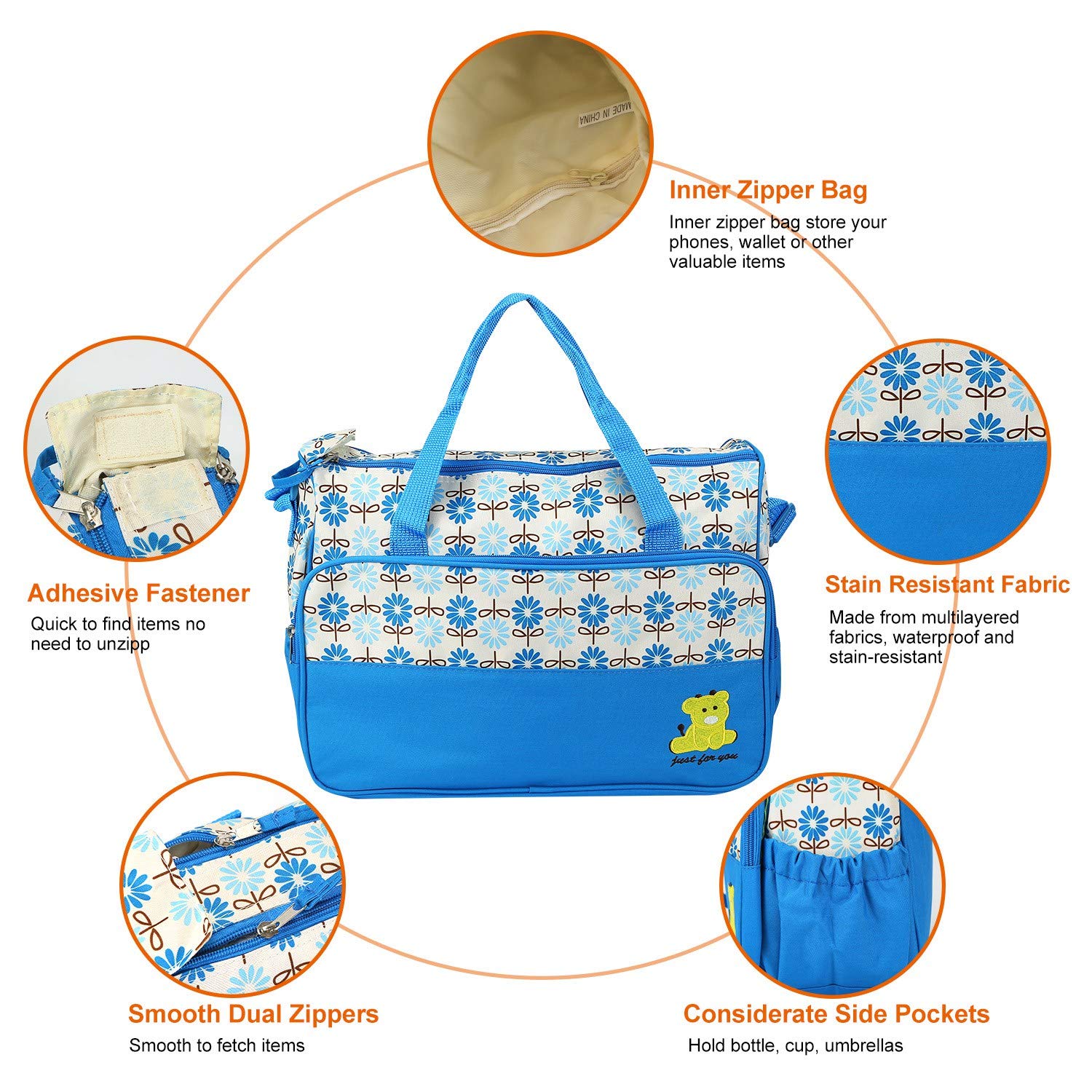 Moclever snack pouch ideal for easy grab snacks during outings.