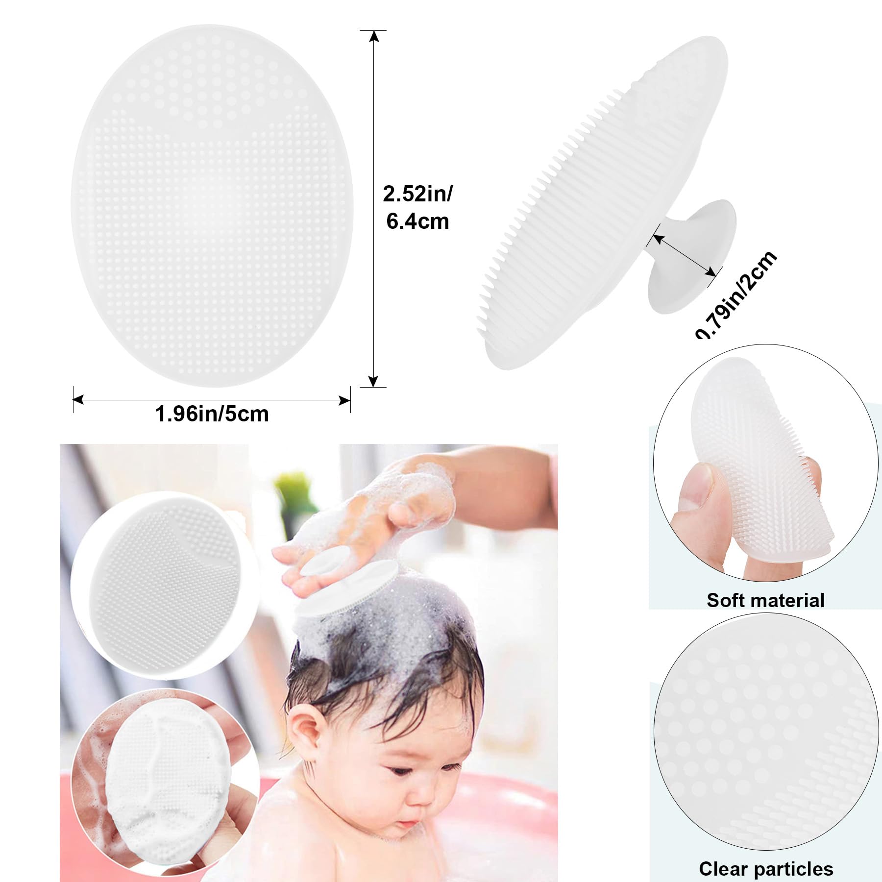 Mocokkiti baby grooming session close-up showing soothing scalp massage