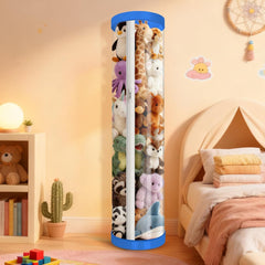 Mocuba upgraded stuffed animal storage tube with 47in height keeps plush toys organized and accessible.