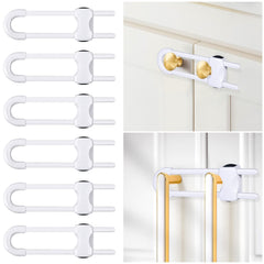 Modacraft 6-pack locks in packaging for quick babyproofing.