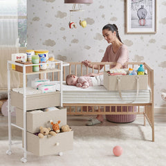 Modanais 3-in-1 rolling cart design shows integrated storage and mobility