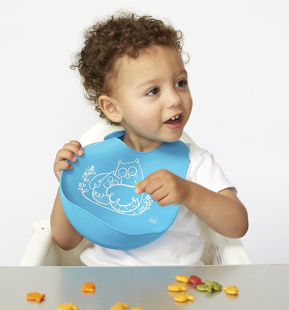 MODERN-TWIST bucket bib dishwasher-safe for quick cleaning