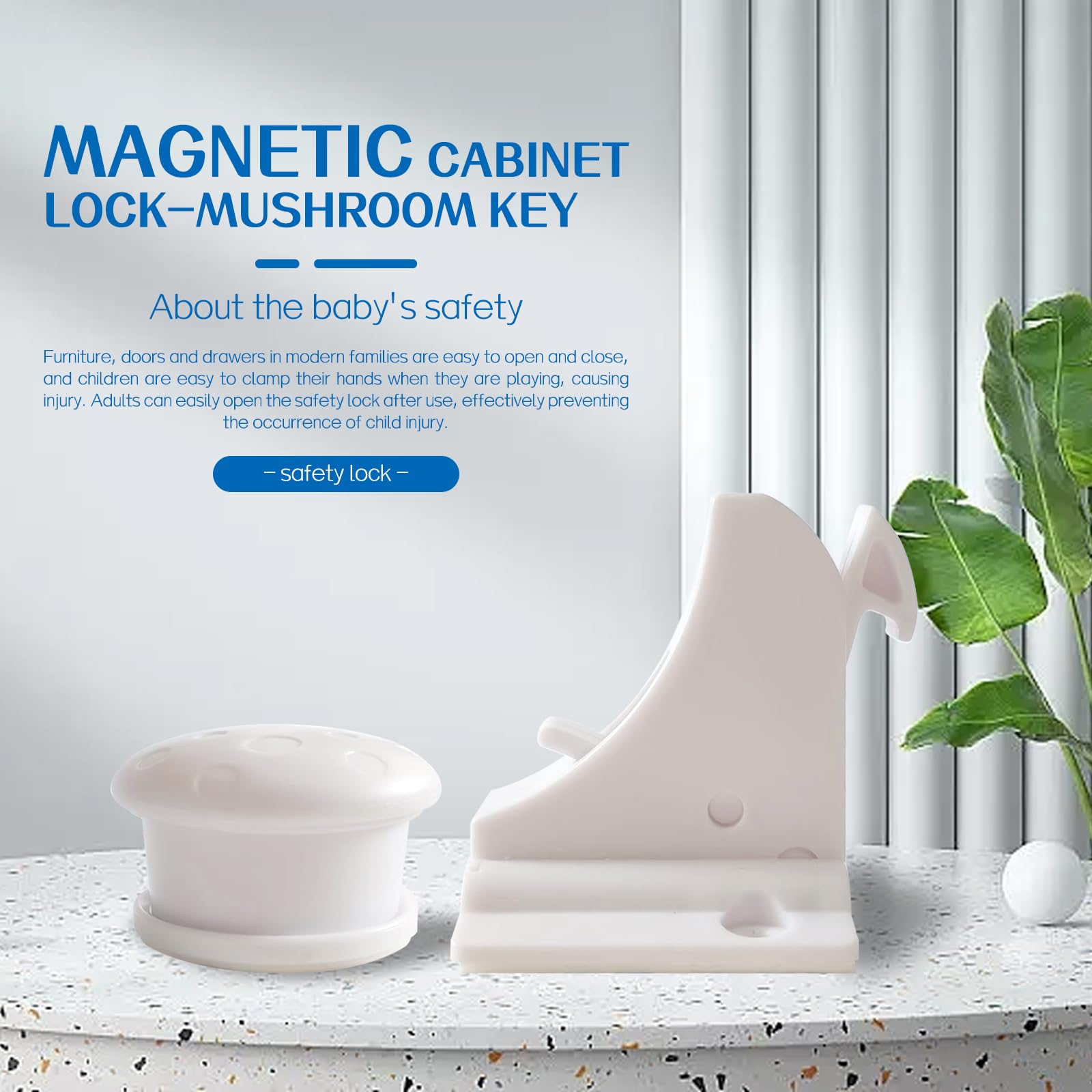 MODEVO sleek invisible locks maintain clean, uncluttered spaces.