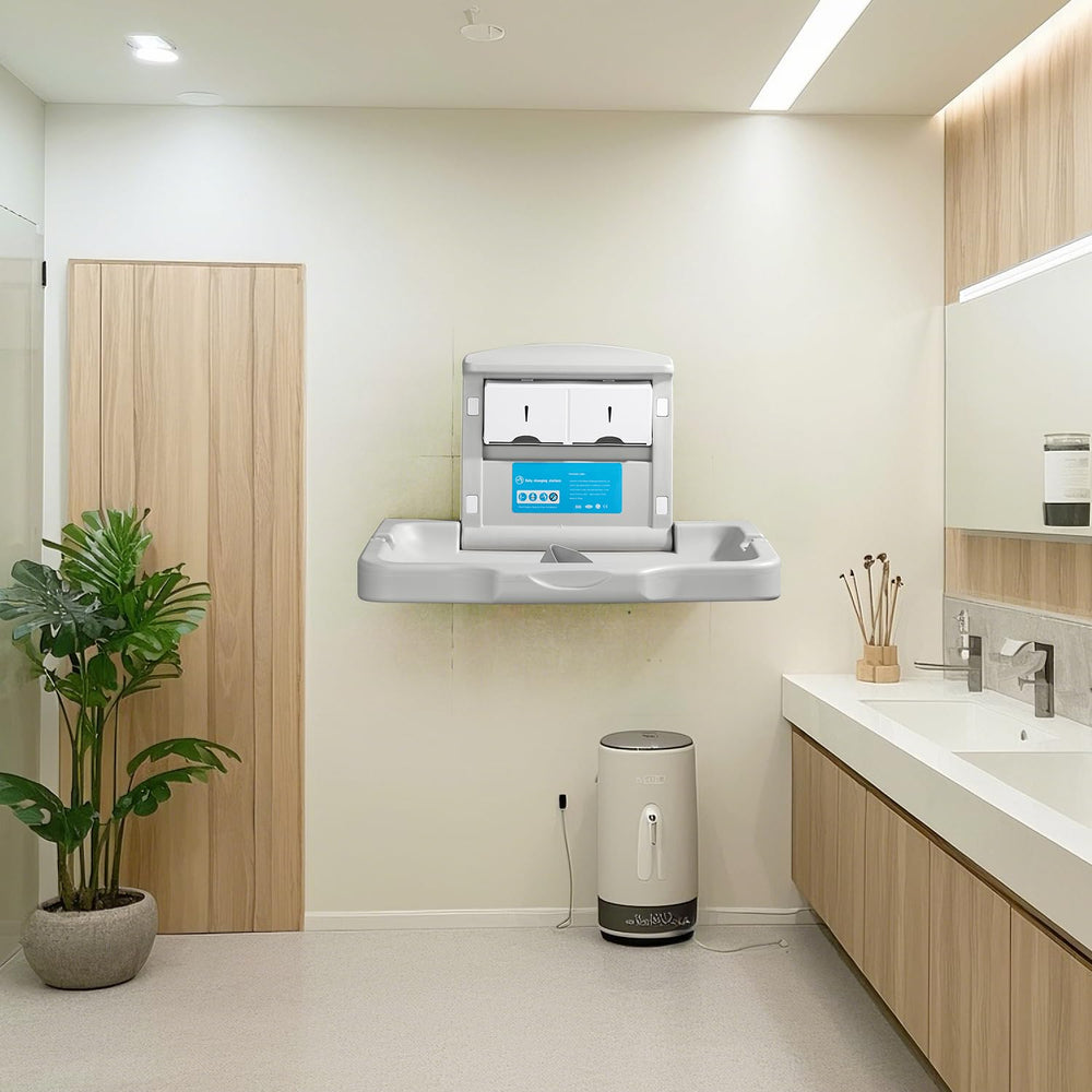 Durable HDPE construction from Modundry withstands daily restroom use.