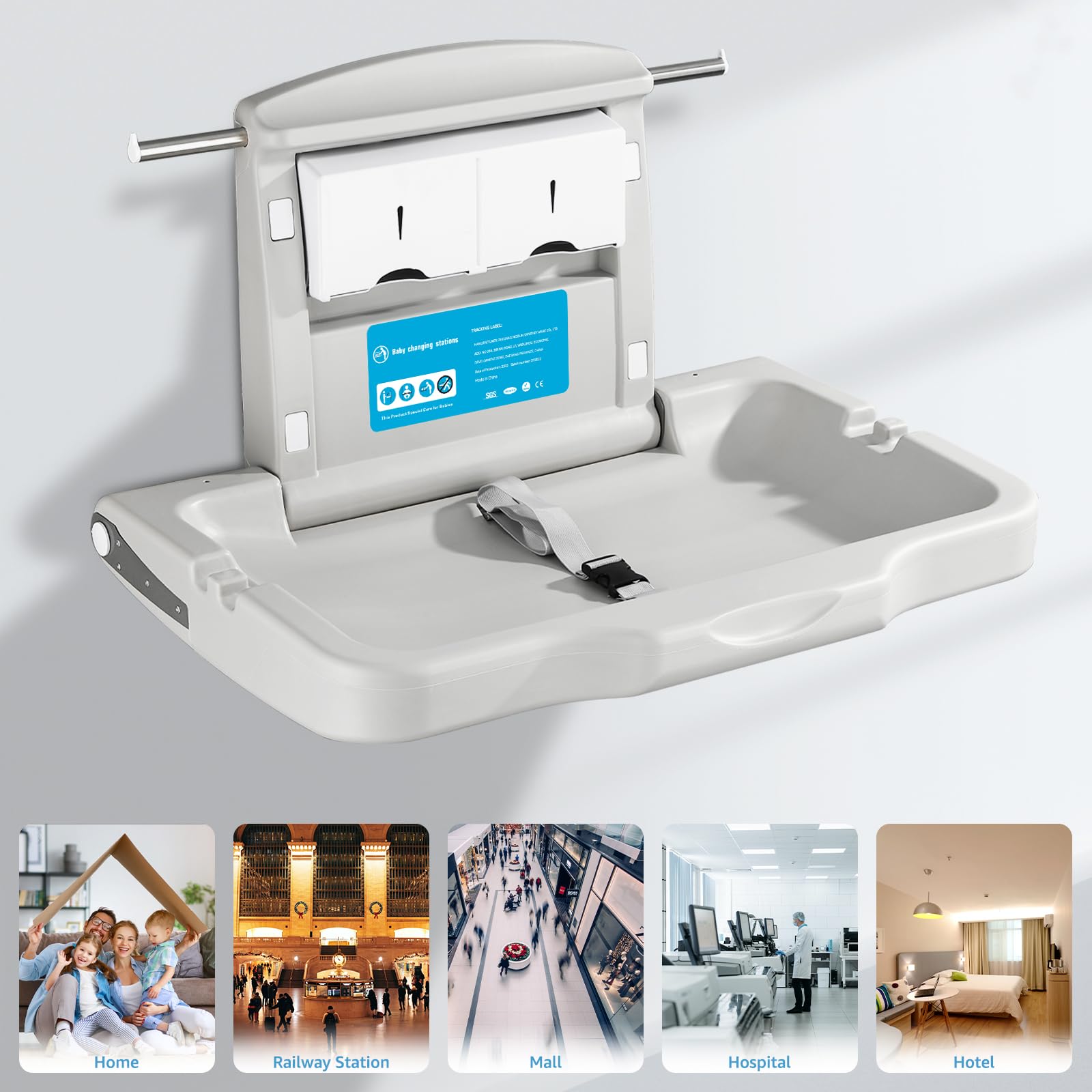 Modunful unit with storage boxes improves access to wipes and diapers