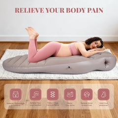 MOELUM pillow provides back and hip comfort for improved rest
