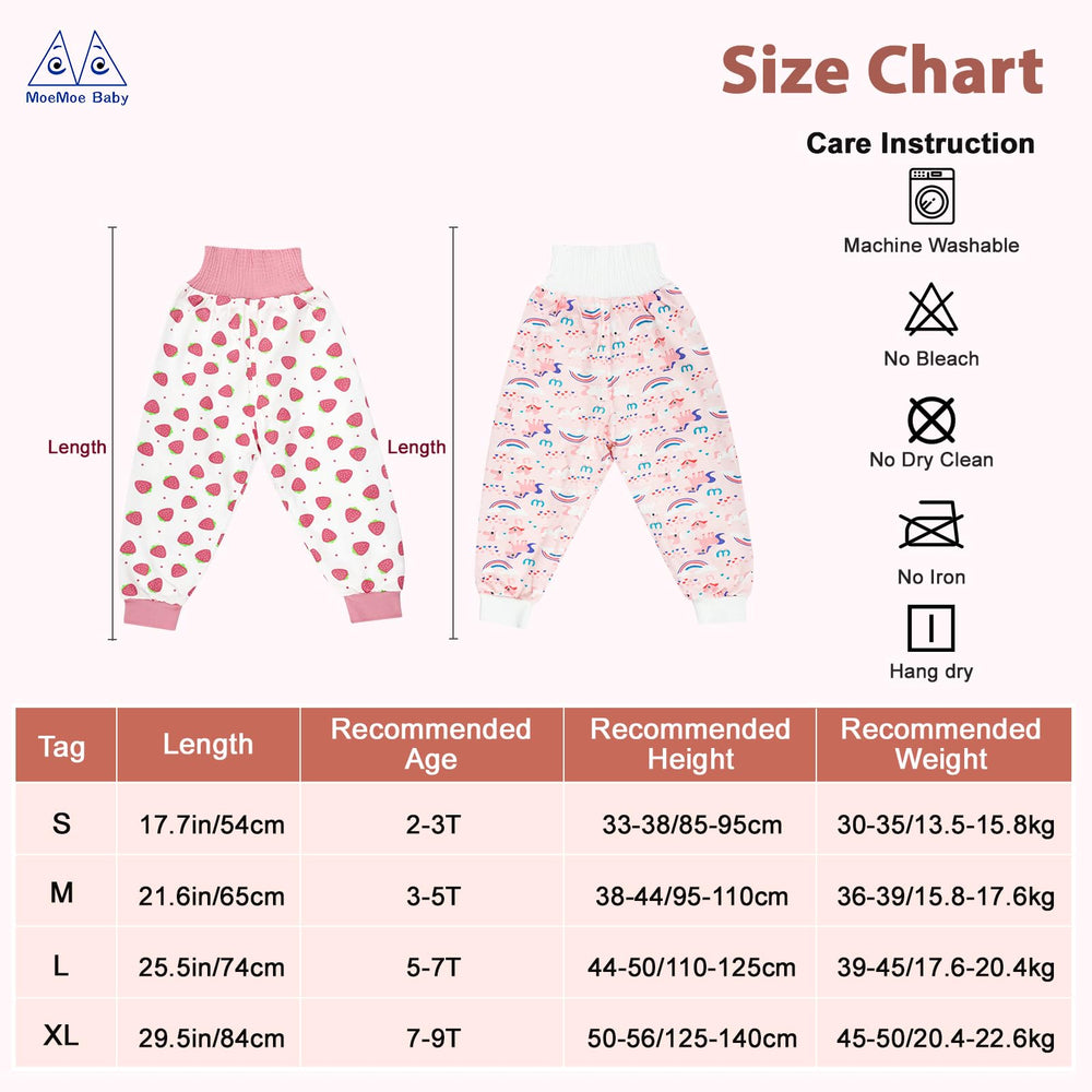 MOEMOE BABY elastic waistband offers secure fit and easy on/off