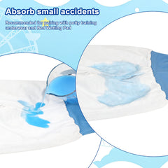 MOEMOE BABY high-waisted snug-fit potty pants support freedom of movement.