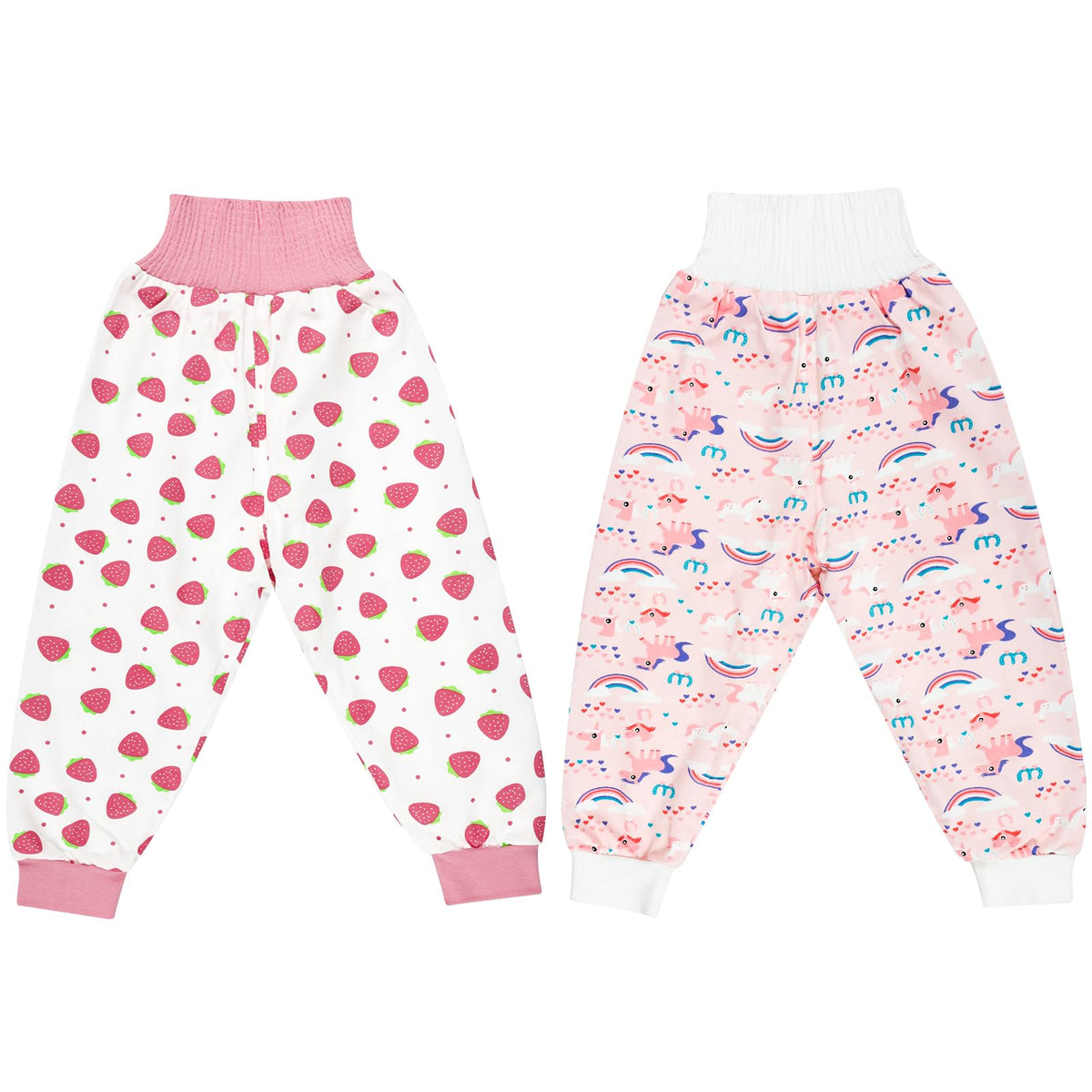 MOEMOE BABY leakproof diaper pants front view for daywear and potty training.