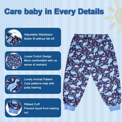 MOEMOE BABY night-time potty training use helps reduce leaks and promote better sleep