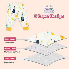 MOEMOE BABY potty-training pants snug cuffs highlight leak protection for active toddlers