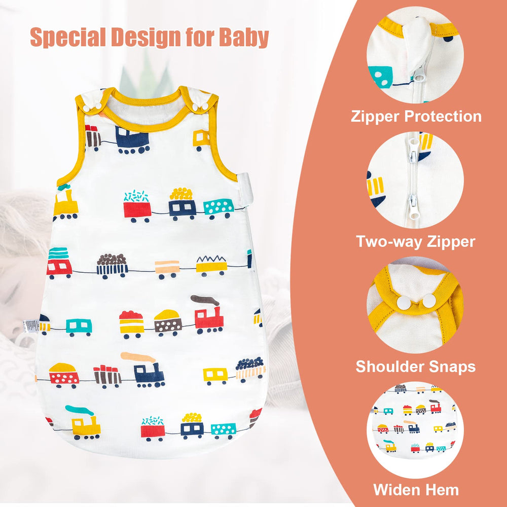 MOEMOE BABY sleeveless flexible-fit promotes airflow and unrestricted leg movement.