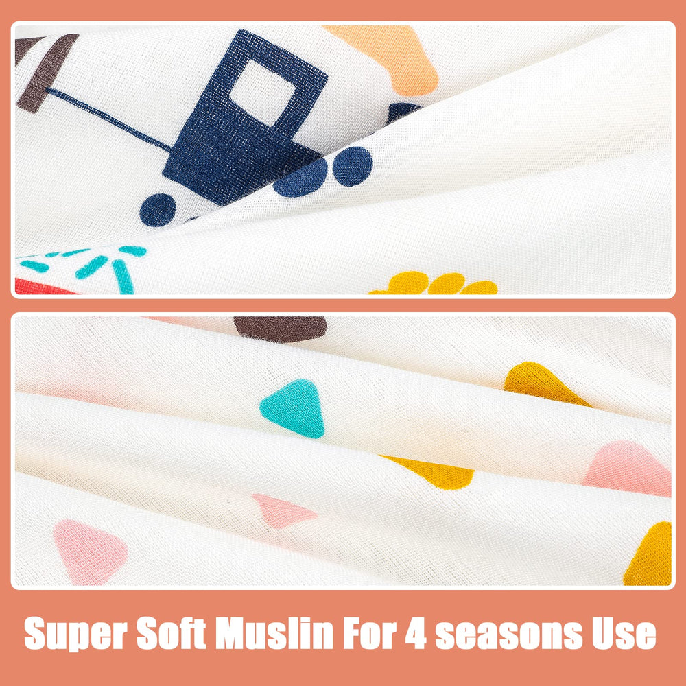 MOEMOE BABY soft muslin cotton feels gentle on sensitive skin.