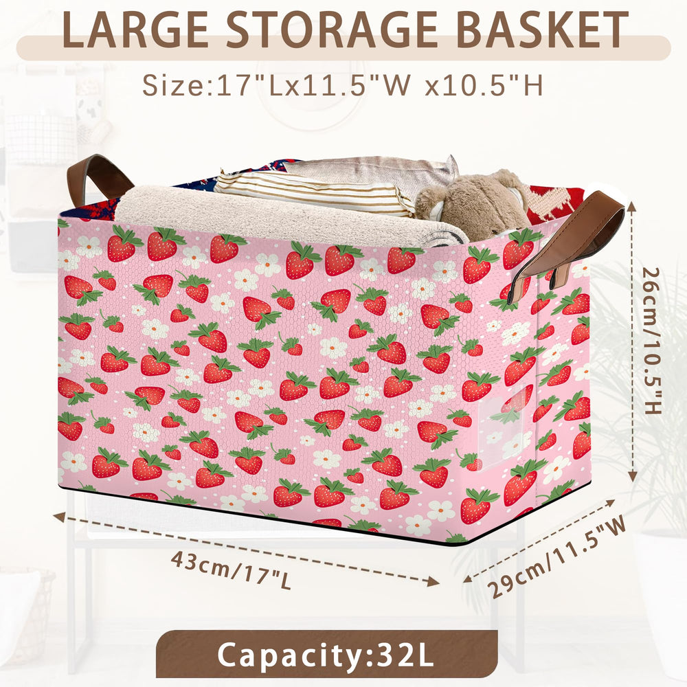 Folded Mogifedc storage bin shows compact, space-saving design for small spaces.