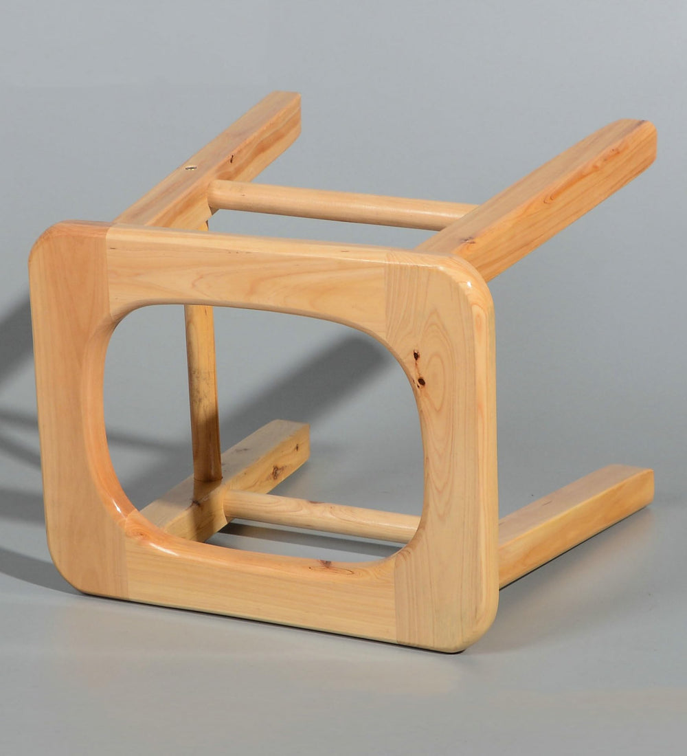 MOGUOBIN Wood Yoni Steaming Seat four-legs base ensures solid stability