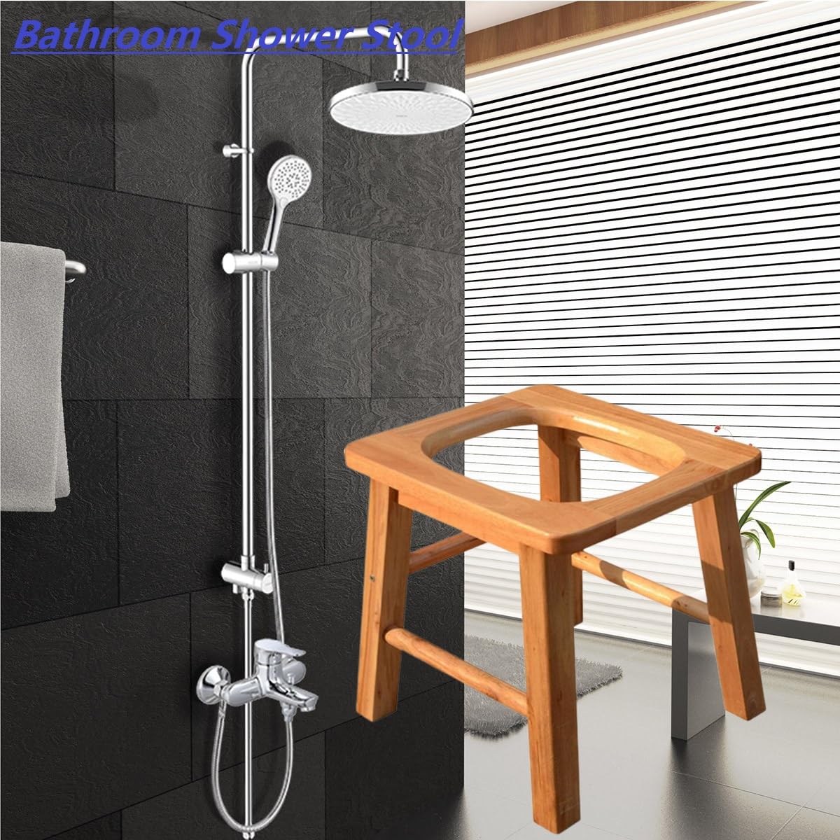 MOGUOBIN Wood Yoni Steaming Seat non-slip base improves safety