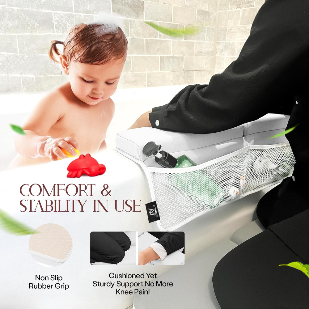 Mohmoud machine-washable kneeler set for easy cleanup between baths