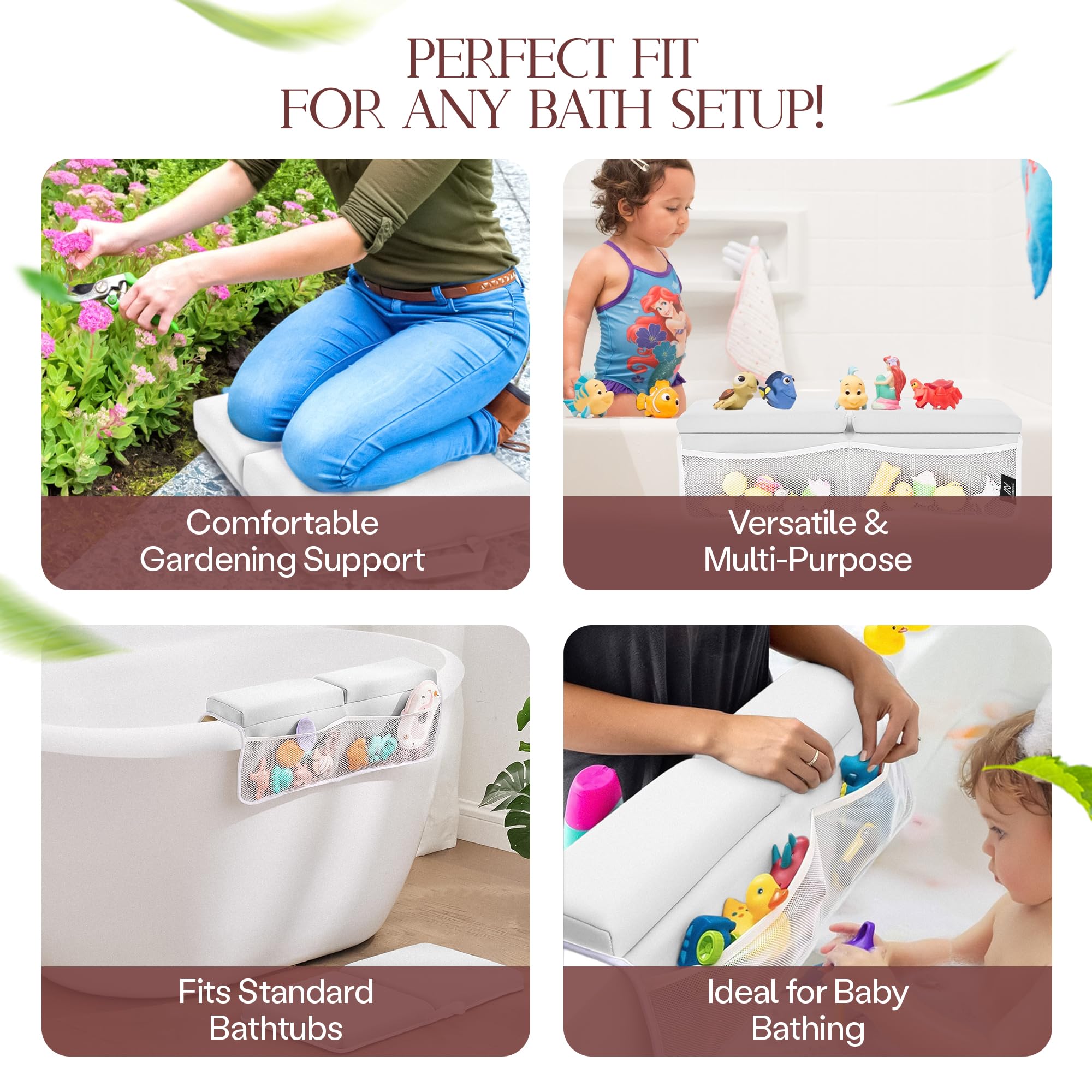 Mohmoud quick-dry design simplifies post-bath tidying and storage