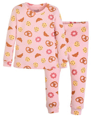 Moimoln soft cotton modal baby pajamas in pink with buttery softness for gentle skin.