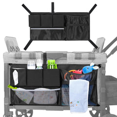 MOJELIM cargo net fits Wonderfold W-Series wagons for organized outings.