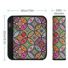 Mokiwala anti-slip back design helps pads stay secure on bags and straps.